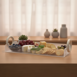 Acrylic Serving Tray Large